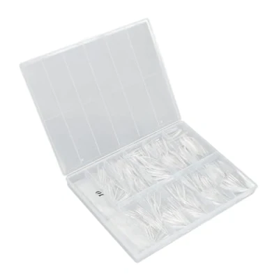 Afbeelding van Valse nageltips voor acryl nagels dragen helder 504 stuks doos kunstmatige tips nep nagel (07#)