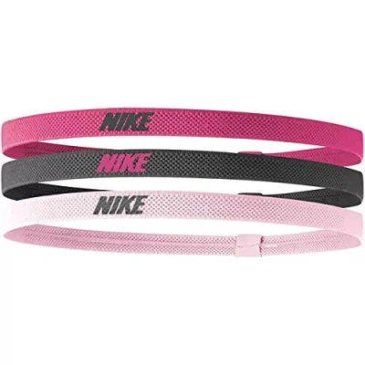 Afbeelding van Nike Senior haarbandjes (set van 3) fuchsia/grijs/roze