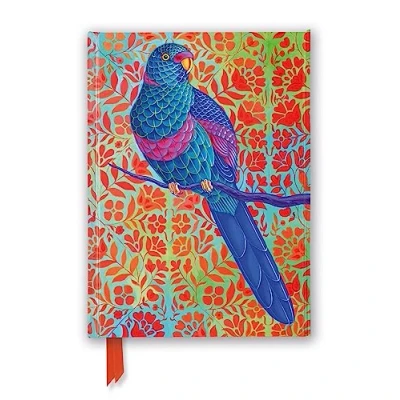 Afbeelding van Flame Tree Notebooks Jane Tattersfield: Blue Parrot (Foiled Journal)