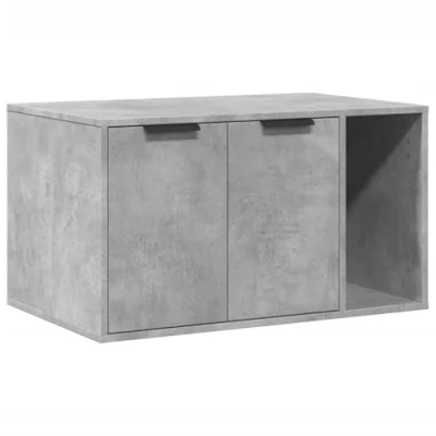 Afbeelding van Kattenbakkast 80x50x45 cm bewerkt hout betongrijs