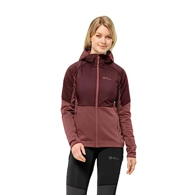 Afbeelding van Jack Wolfskin Alpgrat PRO INS FZ W Windjack, Dames, Maat: XXL, Apple butter