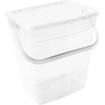Afbeelding van Plast Team 10L poedercontainer transparant