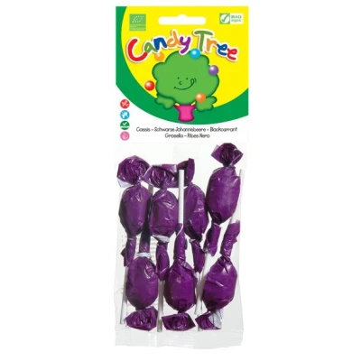 Afbeelding van Candy Tree Lollies Cassis 7 stuks