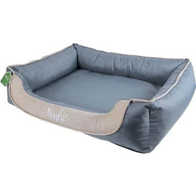 Afbeelding van Nap&#039;zzz divan waterproof duo grijs/beige 100x80 cm Gebr. de Boon