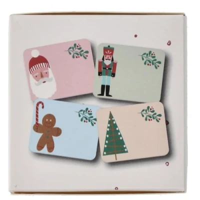 Afbeelding van Folat Naamstickers Holly Jolly 50 stuks