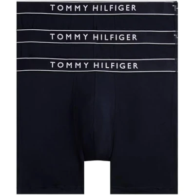 Afbeelding van Tommy Hilfiger Herenslips 3P Essentials Boxers Donkerblauw katoen Medium Heren
