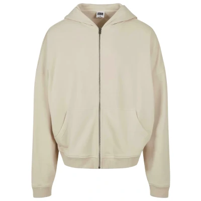 Afbeelding van Urban Classics 90&#039;S ZIP Sweater met rits, Heren, Maat: Small, Softseagrass