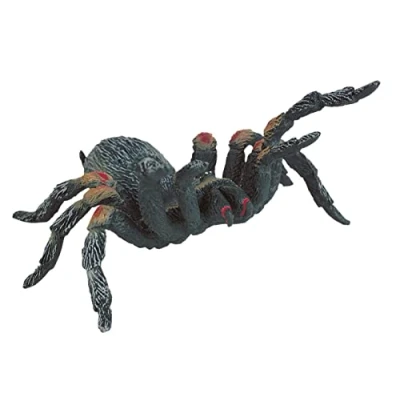 Afbeelding van Bullyland 68453 speelfiguur rode knie vogelspin, ca. 11,5 cm groot dierenfiguur, detailgetrouw, PVC vrij, ideaal als klein cadeau voor kinderen vanaf 3 jaar