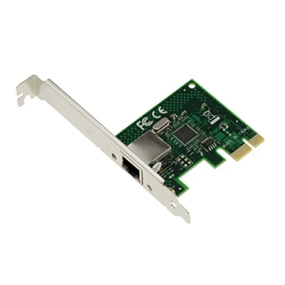 Afbeelding van GIGABIT ETHERNET PCIe Netwerkkaart Chipset Intel I82574 PXE / WOL functie met Low and High Profile equerres Windows/Mac OS/Linux