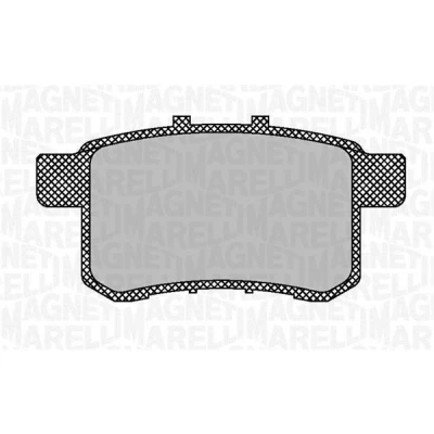 Afbeelding van Remblokkenset, schijfrem MAGNETI MARELLI 363916060703