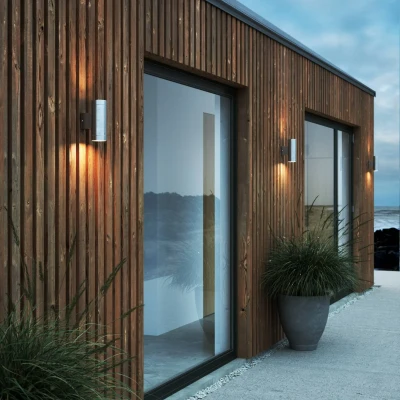 Afbeelding van Nordlux Wandlamp Tin Maxi Double 2x GU10 verzinkt IP54 4800938