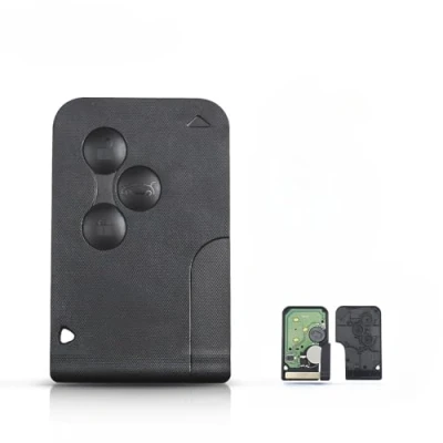 Afbeelding van Afstandsbediening sleutelkaart autosleutel toetsen behuizing voor Renault Megane 2 3 II Scenic Grand 2003 2004 2005 2006 2007 2008 433 MHz PCF7947 Chip ID46