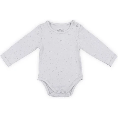 Afbeelding van Jollein Romper lange mouw 62/68 Mini dots soft grey