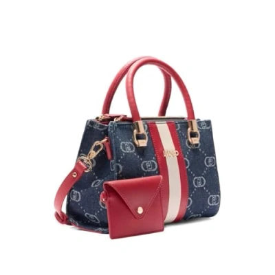 Afbeelding van Borsa Liu jo Manhattan Satchel S blu denim BS25LJ121 AA5163 D3200 Piccola