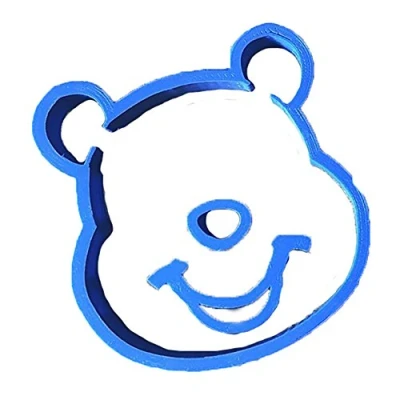 Afbeelding van Cuticuter Winnie the Pooh fondant snijder, blauw, 8 x 7 1,5 cm