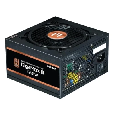 Afbeelding van Zalman GigaMax III 80+ BRONZE ATX 3.0 (650 W), PC voedingseenheid, Brons