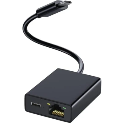 Afbeelding van ethernet adapter voor Fire tv Stick, micro USB naar adapter, Stick LAN Amazon 4K, 4K en andere streaming sticks.