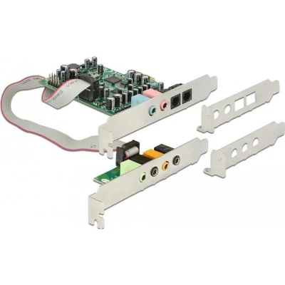Afbeelding van Delock PCI Express Soundcard 7.1 24 Bit / 192 kHz with TOSLINK In Out