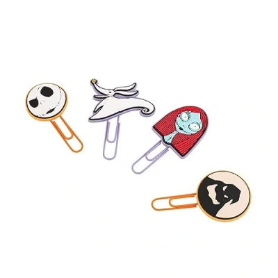 Afbeelding van Grupo Erik Paper Clips The Nightmare Before Christmas Metalen Papier Creatieve bladwijzer paperclips 4 stuks