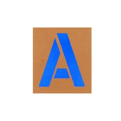 Afbeelding van Headline Teken 108 stencilset, 8 inch hoofdletters A tot Z