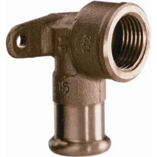 Afbeelding van VSH XPress Koper muurplaat 15 mm pers x 1/2&quot; bi.dr.