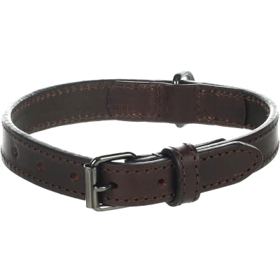 Afbeelding van Flamingo Denver Gewoon Halsband Honden Bruin S/m 31 39cm 20mm 1st 174554