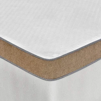 Afbeelding van BedStory Topper 160 x 200 cm, 7,6 cm gelschuim traagschuim topper, matrastopper hardheid H2 + H3, 2 in 1 koudschuim, orthopedisch, voor matrassen, boxspringbed, slaapbank, met afneembare overtrek