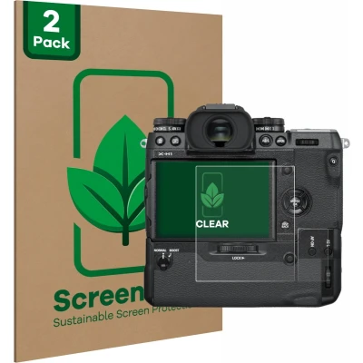 Afbeelding van ScreenLeaf Screenprotector voor Fujifilm X H1 Duurzame schermbescherming Folie Beschermfolie transparant (2 Stuks)