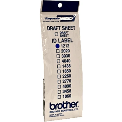 Afbeelding van ID1212 BROTHER stamp label 12x12mm 24