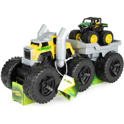Afbeelding van JOHN DEERE MONSTER TREADS ROARING REV UP HAULER.
