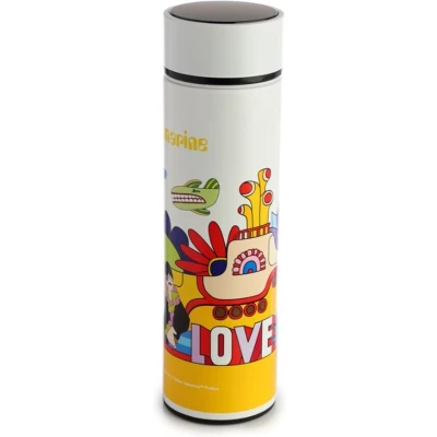 Afbeelding van Yellow Submarine Herbruikbare RVS Heet &amp; Koud Thermosfles met digitale thermometer