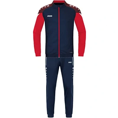 Afbeelding van JAKO Trainingspak polyester Performance Marine/rood