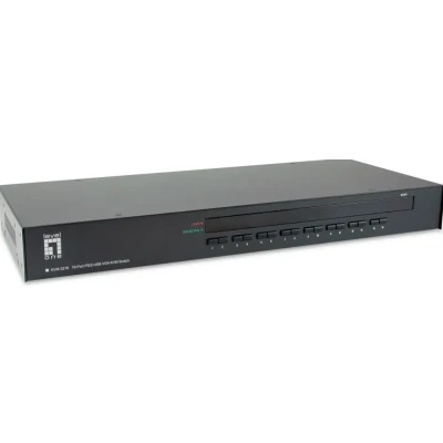 Afbeelding van LevelOne KVM 3216 switch Rack montage Zwart