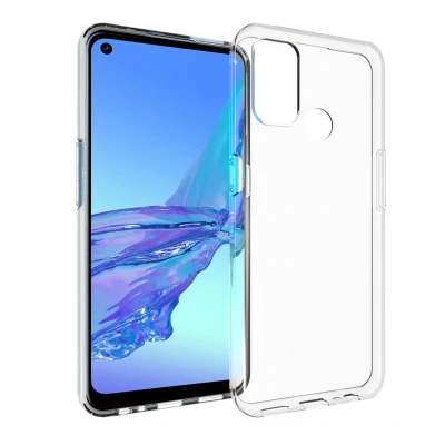 Afbeelding van Oppo A53s Hoesje Siliconen en TPU (zacht) Accezz Softcase/Backcover Transparant Telefoonhoesje