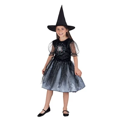 Afbeelding van Boland Kostuum Spider witch (7 9 jr) Kinderen Heks Halloween verkleedkleding