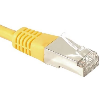 Afbeelding van Netwerkkabel RJ45 DEXLAN CAT 6A F/UTP geel 5 meter