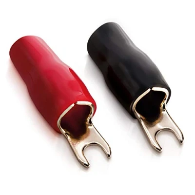 Afbeelding van Sinuslive KSI 25 P6 Vorkkabelschoen mm² Gat diameter=5 mm Deels geïsoleerd Zwart, Rood 6 stuk(s)