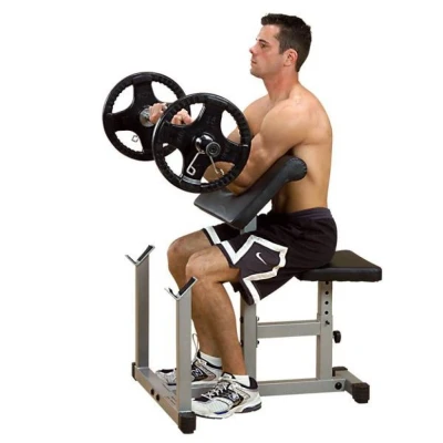 Afbeelding van Powerline Preacher Curl Bench PPB32X Grijs Metaal