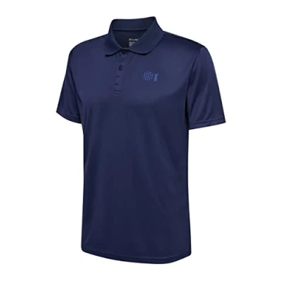 Afbeelding van Hummel Court Poloshirt, Heren, Maat: Small, Marine