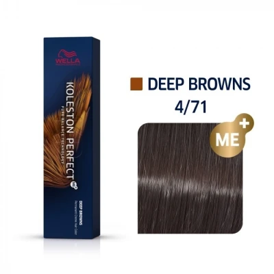 Afbeelding van Wella Koleston Perfect Me+ Deep Browns 4/71 60 ml