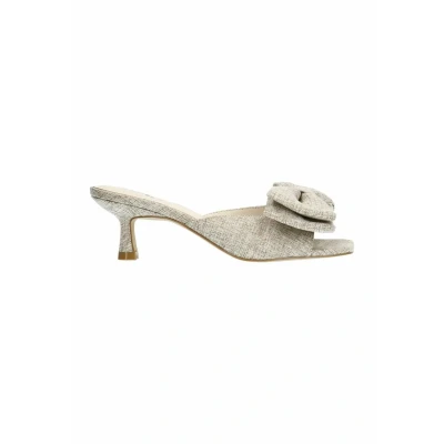 Afbeelding van sacha MIT Absatz UND Schleife Muiltjes met hak, Dames, Maat: 36, Beige Schoenen