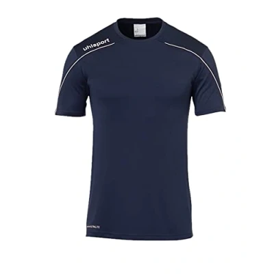 Afbeelding van Uhlsport Stream 22 Shirt Korte Mouw Heren Marine / Wit Maat: 3XL