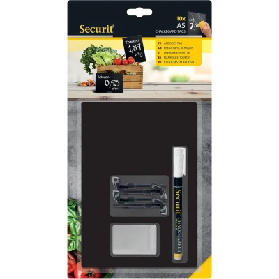 Afbeelding van Prijs tags, Securit, A5, incl. krijtstift (10 krijtbordjes)