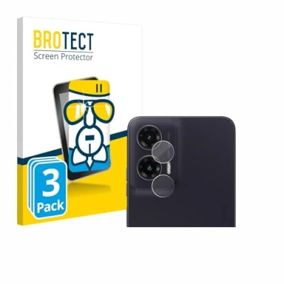 Afbeelding van BROTECT Screenprotector voor Motorola Moto G35 (ALLEEN Camera Lens) Folie Beschermfolie Beschermglas transparant (3 Stuks)