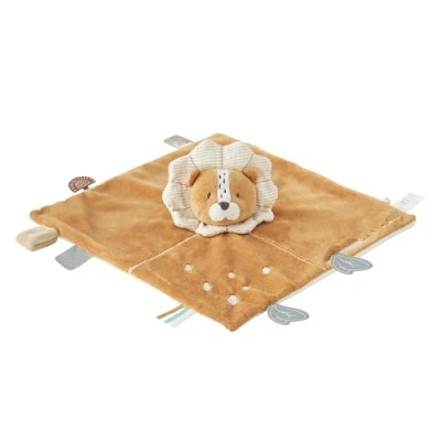 Afbeelding van Noukie&#039;s Knuffeldoek Doudou Babou veloudoux caramel