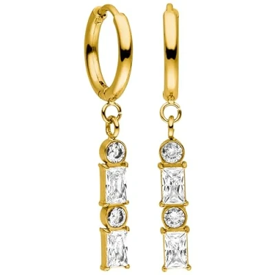 Afbeelding van Purelei Powder Oorbellen goldcoloured, Dames, Maat: One Size, Gold coloured