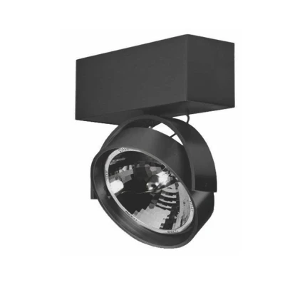 Afbeelding van Artdelight 12 volt opbouwspot Dutchess Beam zwart QR 0001 ZW