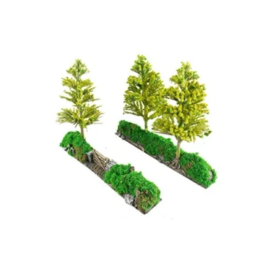 Afbeelding van War World Gaming Battle Bocage Long Straight Sections x 2 28mm Heroic Scale Wargaming Terrain Model Diorama Scenery Wargame WW2 Tabletop Normandy France WWII Hedgerow