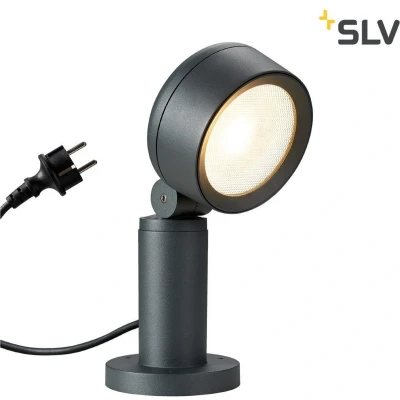 Afbeelding van Slv mydlana pole outdoor staand armatuur antraciet 3000 4000k ip65 dimbaar 1002906