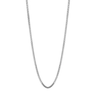 Afbeelding van Lotus Style halsketting zilver LS1682 1/1 roestvrij staal heren sieraden JLS1682 1